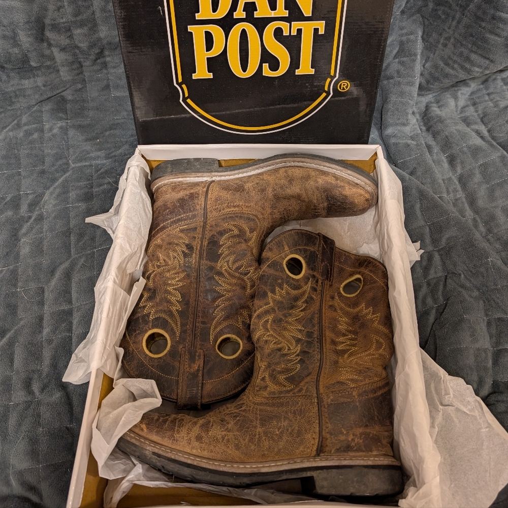 Dan Post Brown Kids Boots - Picture 4 of 5